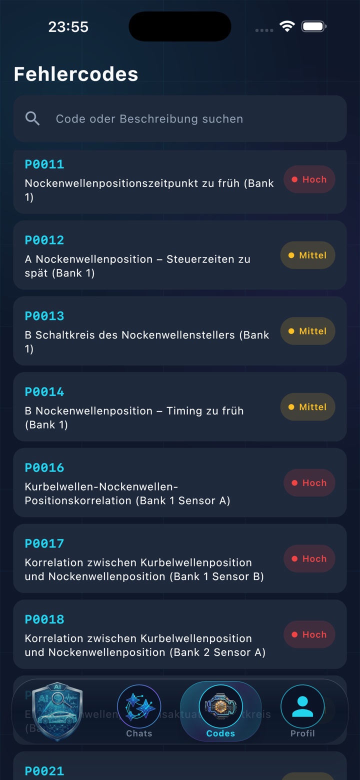 FEHLERCODE-BIBLIOTHEK